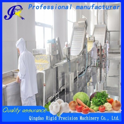 Assembly Line Equipment Packaging and Cleaning of Leafy Vegetables